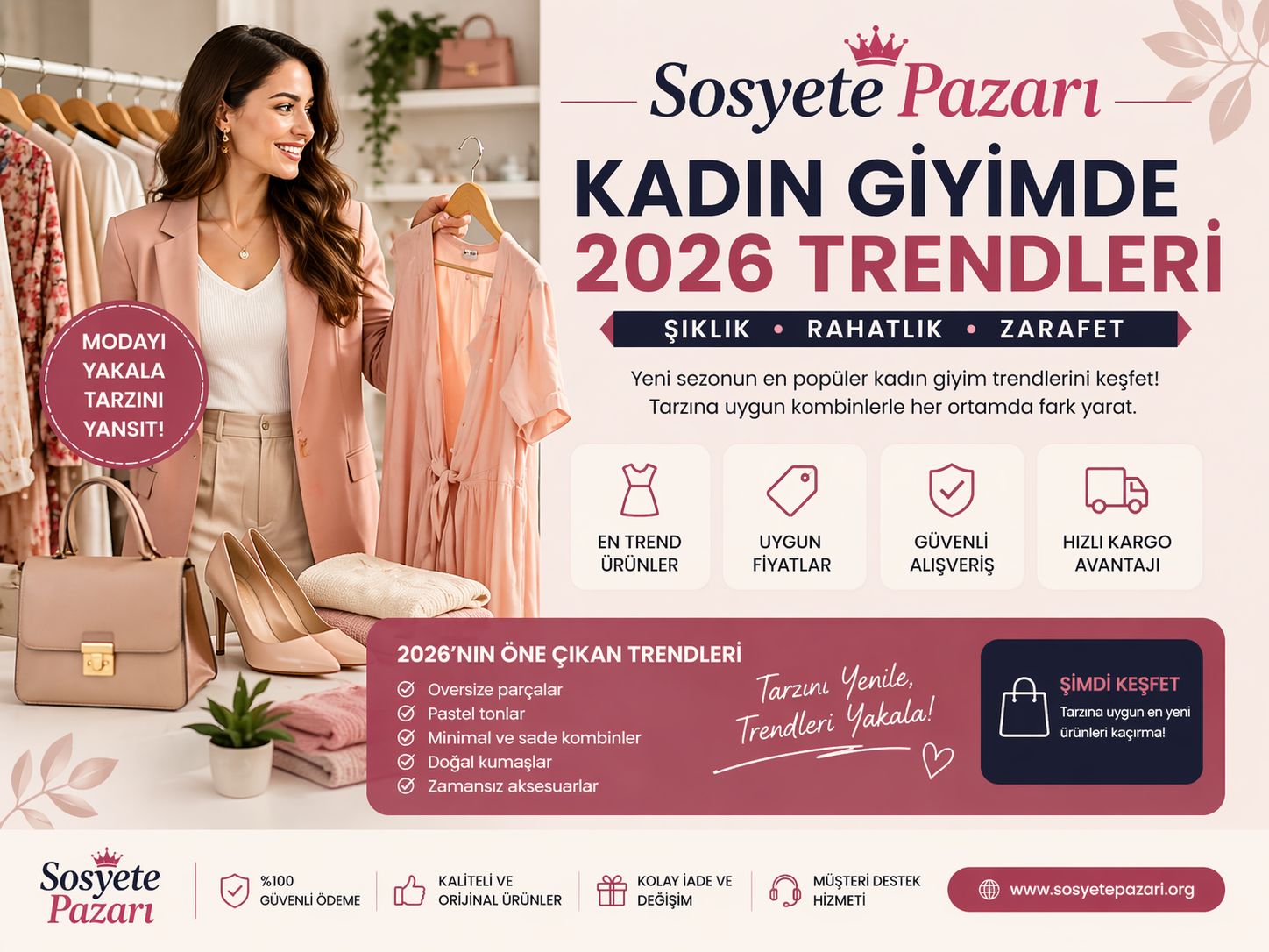 Kadın Giyimde 2026 Trendleri