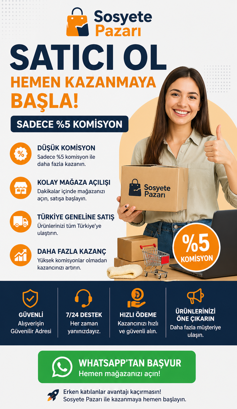 Satıcı Ol – Sosyete Pazarı’nda Kazanmaya Başla